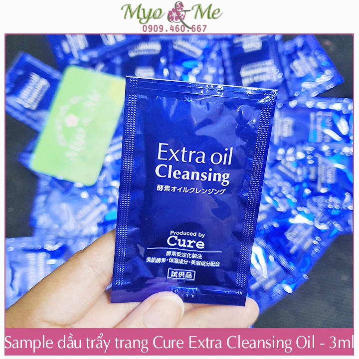 Sample dầu trẩy trang Cure Extra Cleansing Oil - 3ml