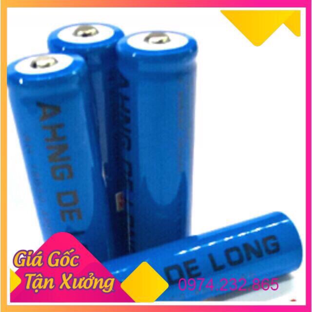 Pin đèn pin - Pin sạc AHNG DE LONG 3.7V 18650 - 4800mAh chính hãng Made in China