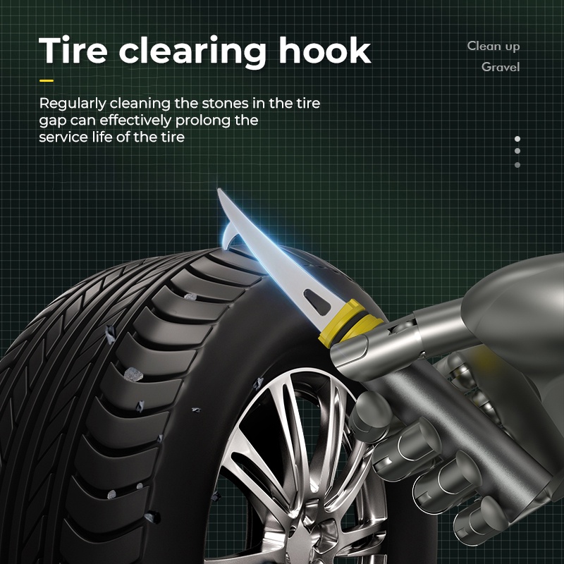 Bàn Chải Lông Mềm Có Thể Thu Vào Dùng Để Vệ Sinh Lốp Xe Hơi Đa Năng