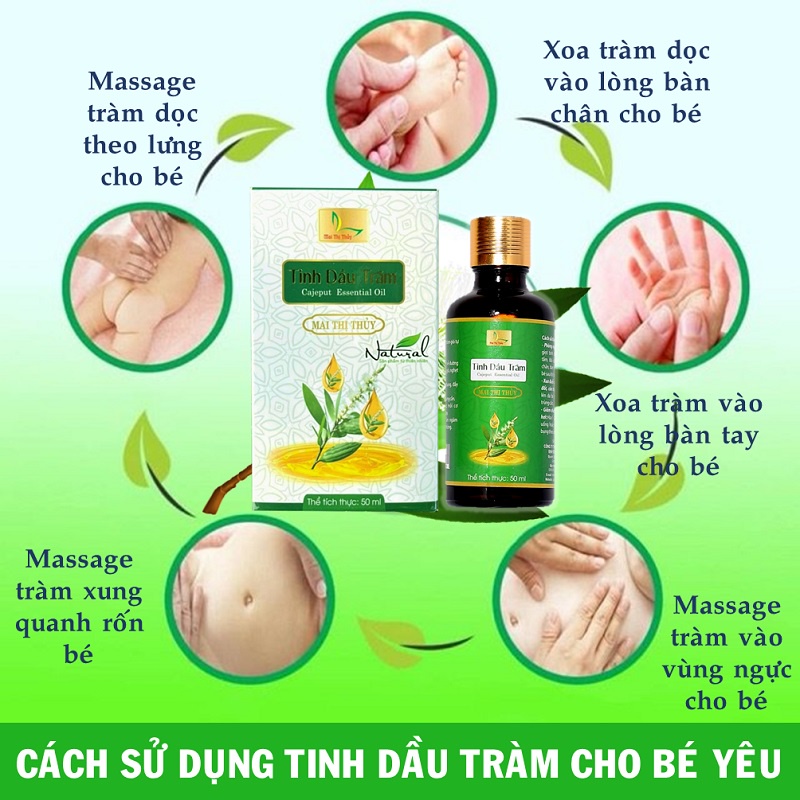 Tinh Dầu Tràm Gió 50ml [NGUYÊN CHẤT] Dầu tràm gió thiên nhiên thương hiệu Mai Thị Thủy