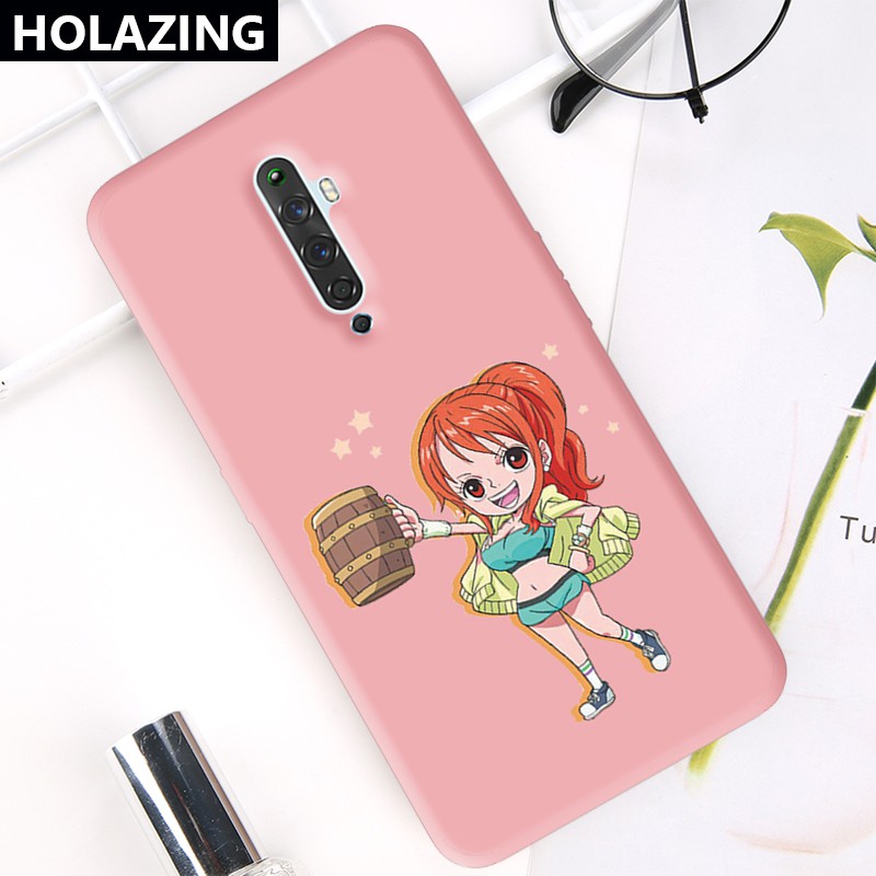 Ốp Điện Thoại Silicon Mềm Hình One Piece Zoro Nami Cho Oppo Reno2 Z F Reno 5 Pro 10x Zoom Reno4 Z 5g 3 Ace F11 Pro F9