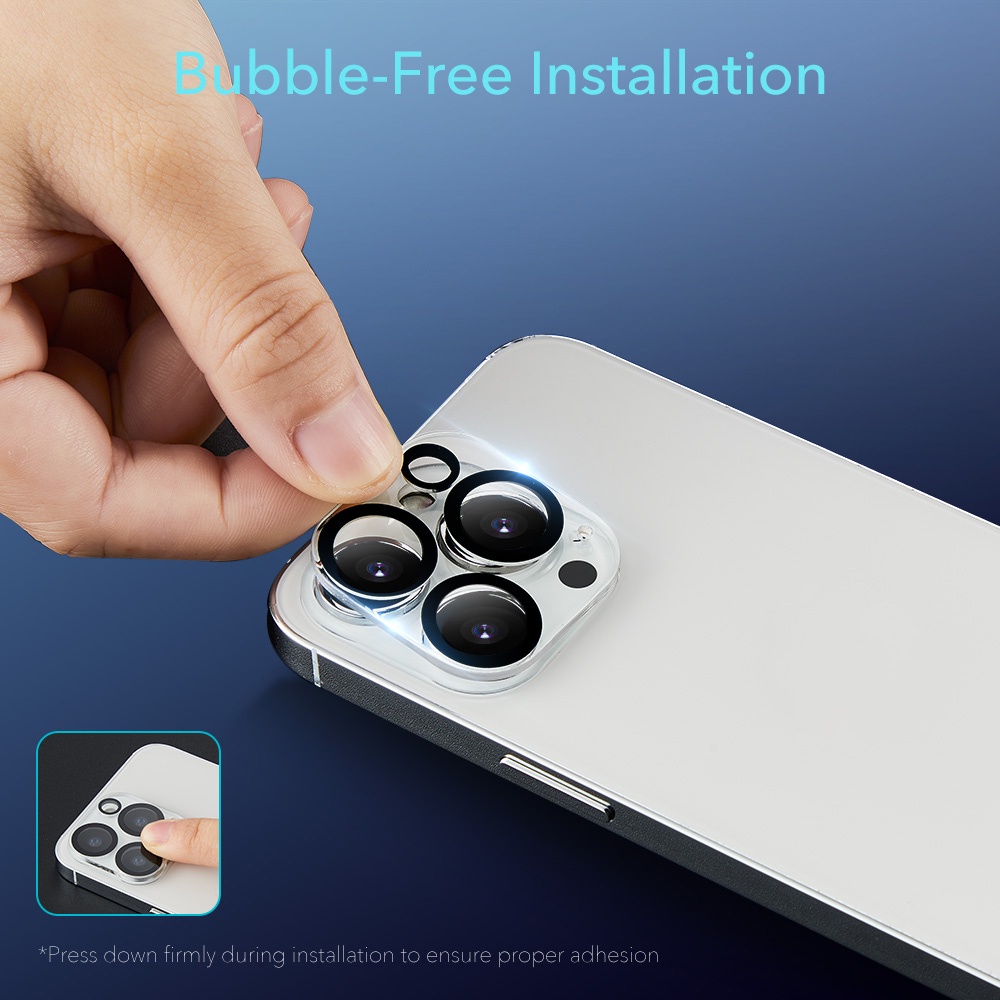 Kính Cường Lực ESR Bảo Vệ Camera Sau Cho iPhone 13 mini/13 Pro/13 Pro mxa Sự Bảo Vệ