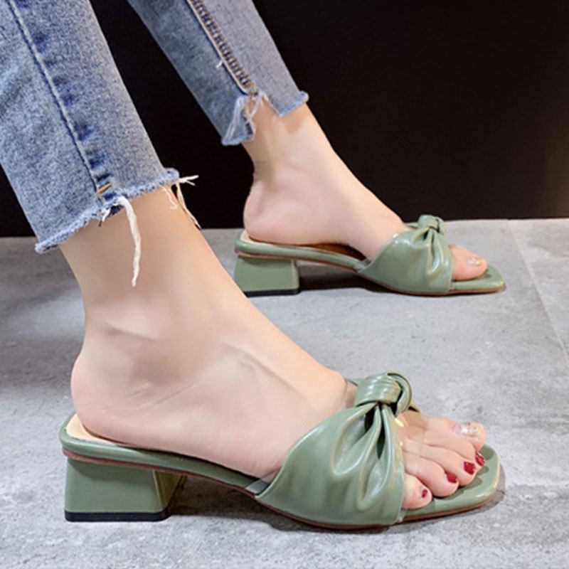 Guốc RENBEN chống trượt kiểu dáng đơn giản thời trang dành cho nữ