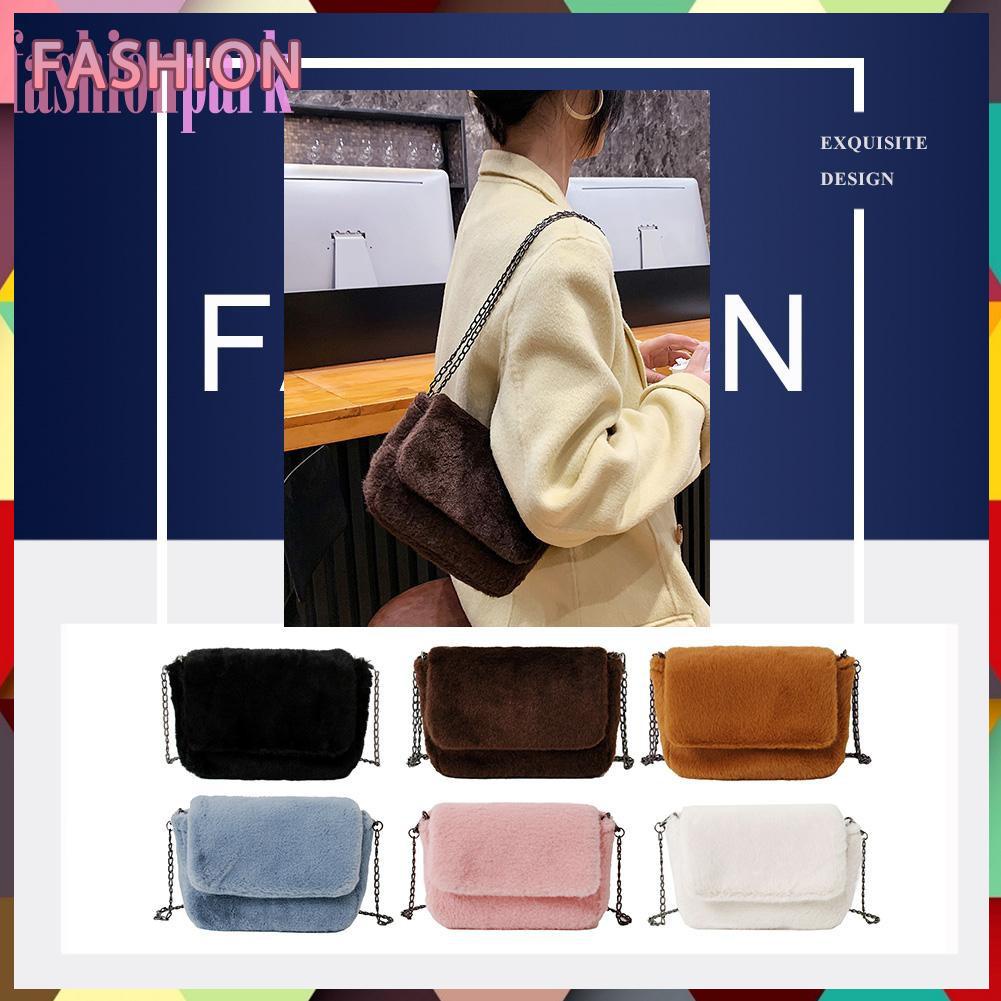 Túi Xách Dạng Bì Thư Màu Trơn Cổ Điển