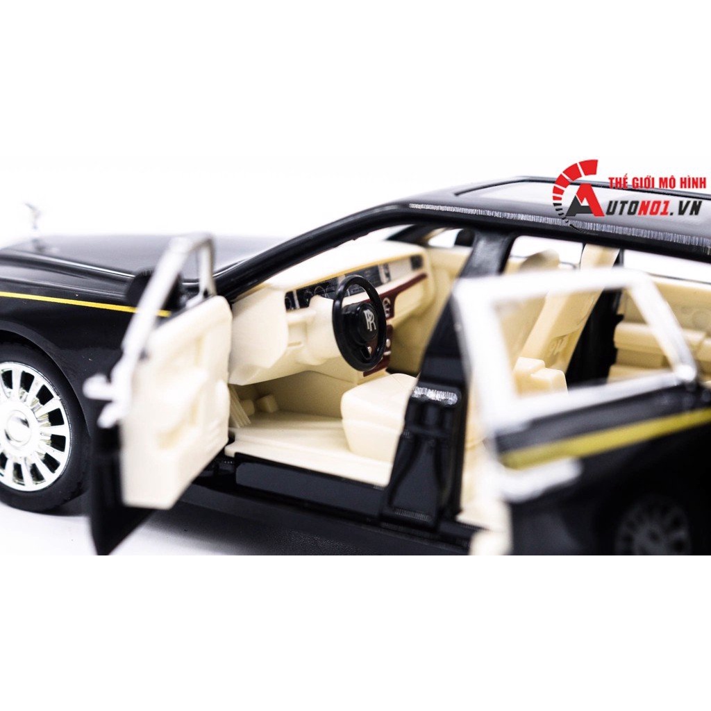 MÔ HÌNH XE ROLLS ROYCE PHANTOM BLACK 1:32 MINIAUTO 7837