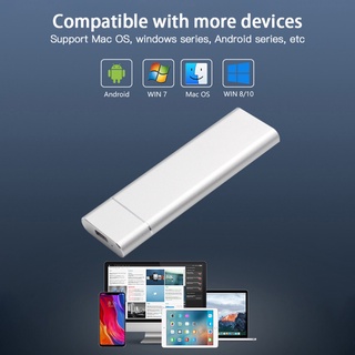 [Ready] hard disk  M.2 Solid State Drive Box NVME M.2 NGFF Type-C 3.1 Exterior Display Typec Modified Mobile PCIE High Spee ITO