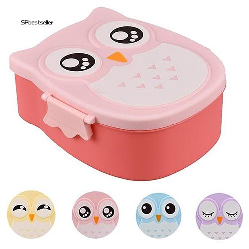 Hộp cơm bento hình cú dễ thương