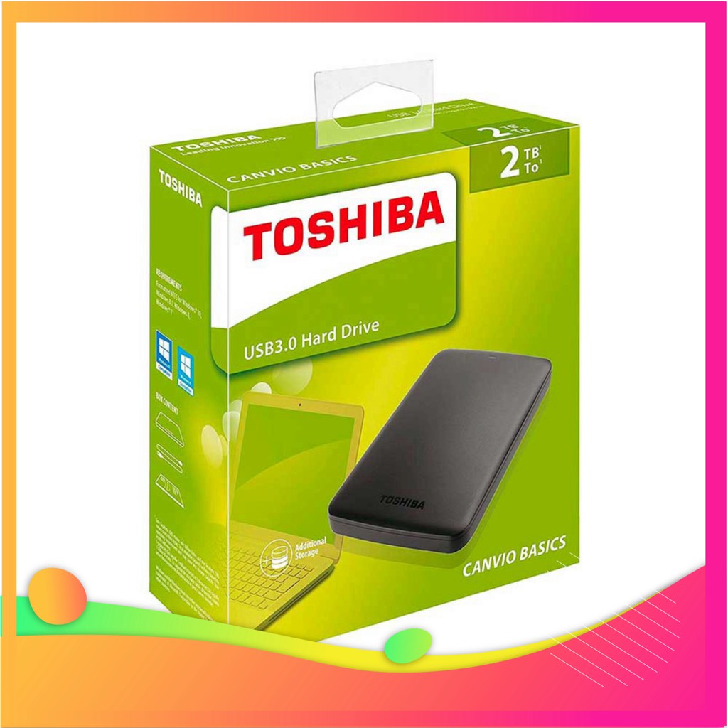Box HDD ổ cứng di động TOSHIBA 2TB