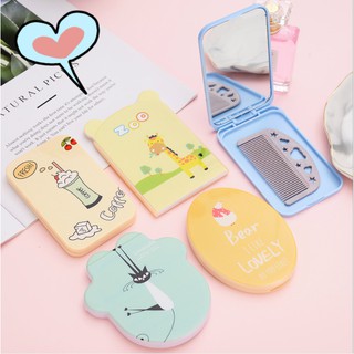 Combo 2 món gương lược tiện ích