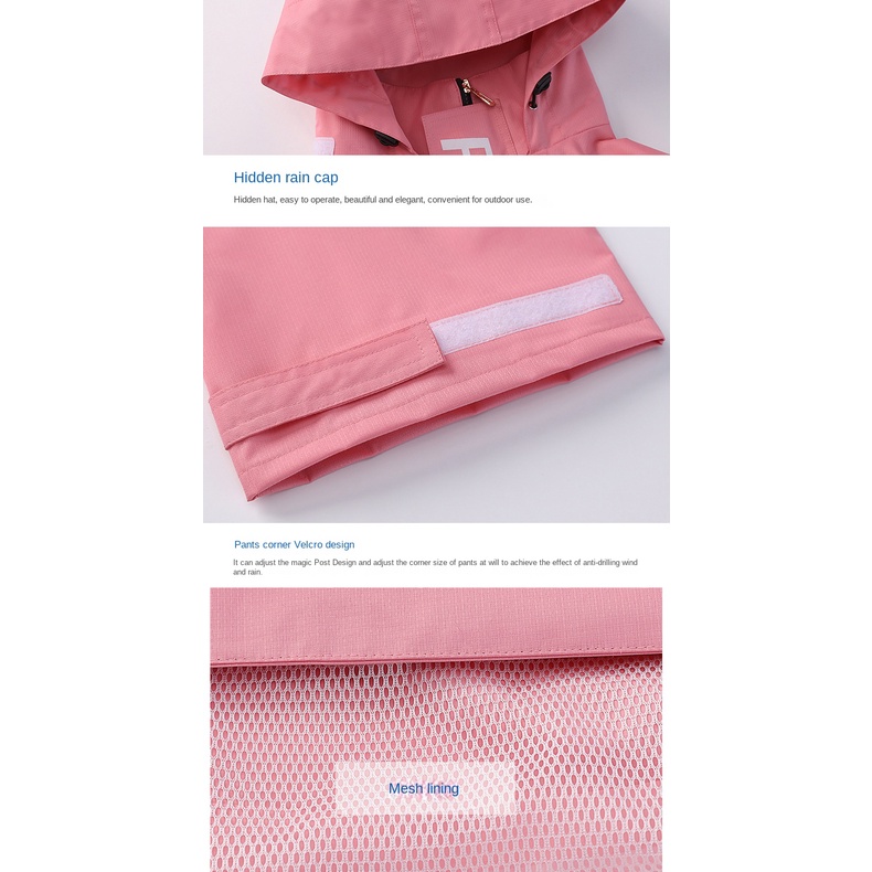 Áo Mưa Hai Lớp Phản Quang Thời Trang Dành Cho Người Lớn