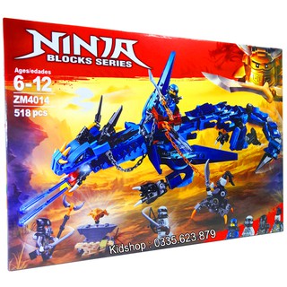 Bộ Lego Lắp Ghép Ninjago Rồng Phun Lửa Cực Hot. Gồm 518 Chi Tiết. Lego Xếp Hình Đồ Chơi Cho Bé