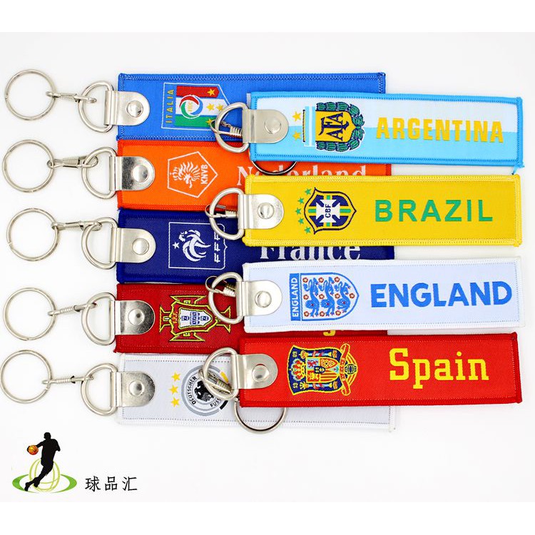 Móc Khóa Vải Bện Hình Logo Câu Lạc Bộ Bóng Đá Real Madrid/ Liverpool