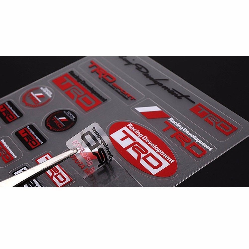 Nhãn dán cao cấp cho xe hơi Toyota Trd
