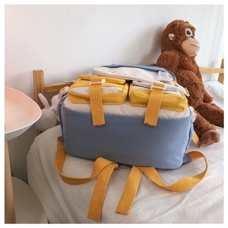 Balo CUTE LITTEL sticker móc Vịt CL1