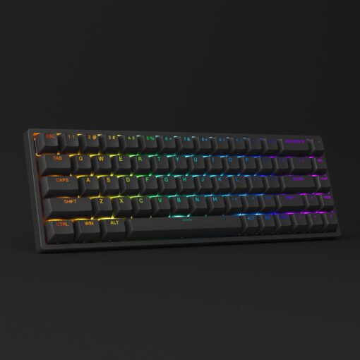 Bàn Phím Cơ Có Dây - AKKO 3068 v2 RGB Black / White