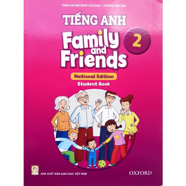 Bộ Sách - Tiếng Anh Family and Friends 2 (National Edition) - Student Book + Workbook (Kèm bìa bao)