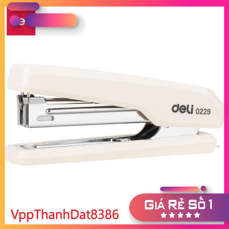 (Sale)  Dập ghim Deli , 15 trang E0229 hàng chính hãng