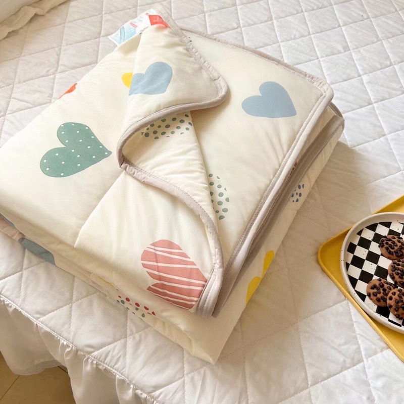 Chăn Cotton thun lạnh Hàn Quốc cao cấp phiên bản 2023 rộng 2m*2m3