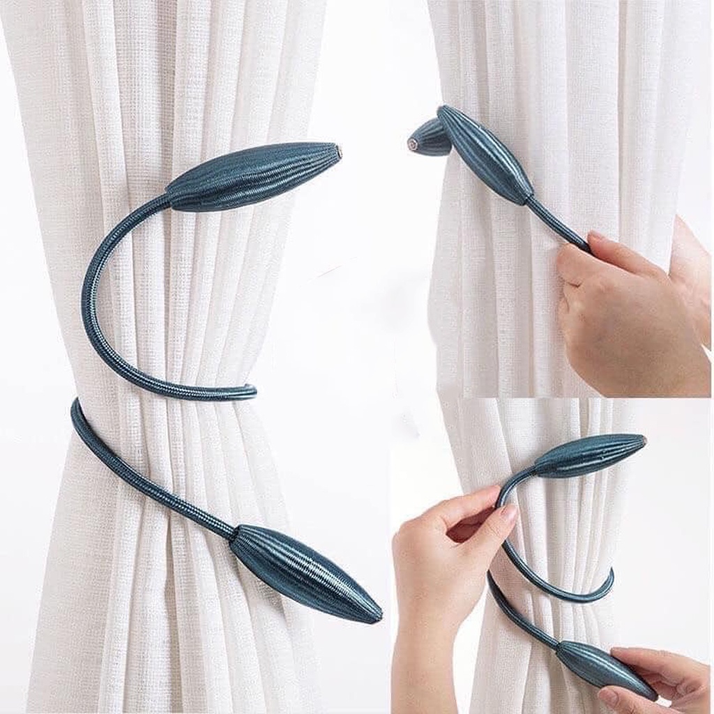 Dây buộc rèm cửa kim loại, dây buộc rèm cửa bằng kim loại uốn dẻo thiết kế quả trám sang trọng,tinh tế