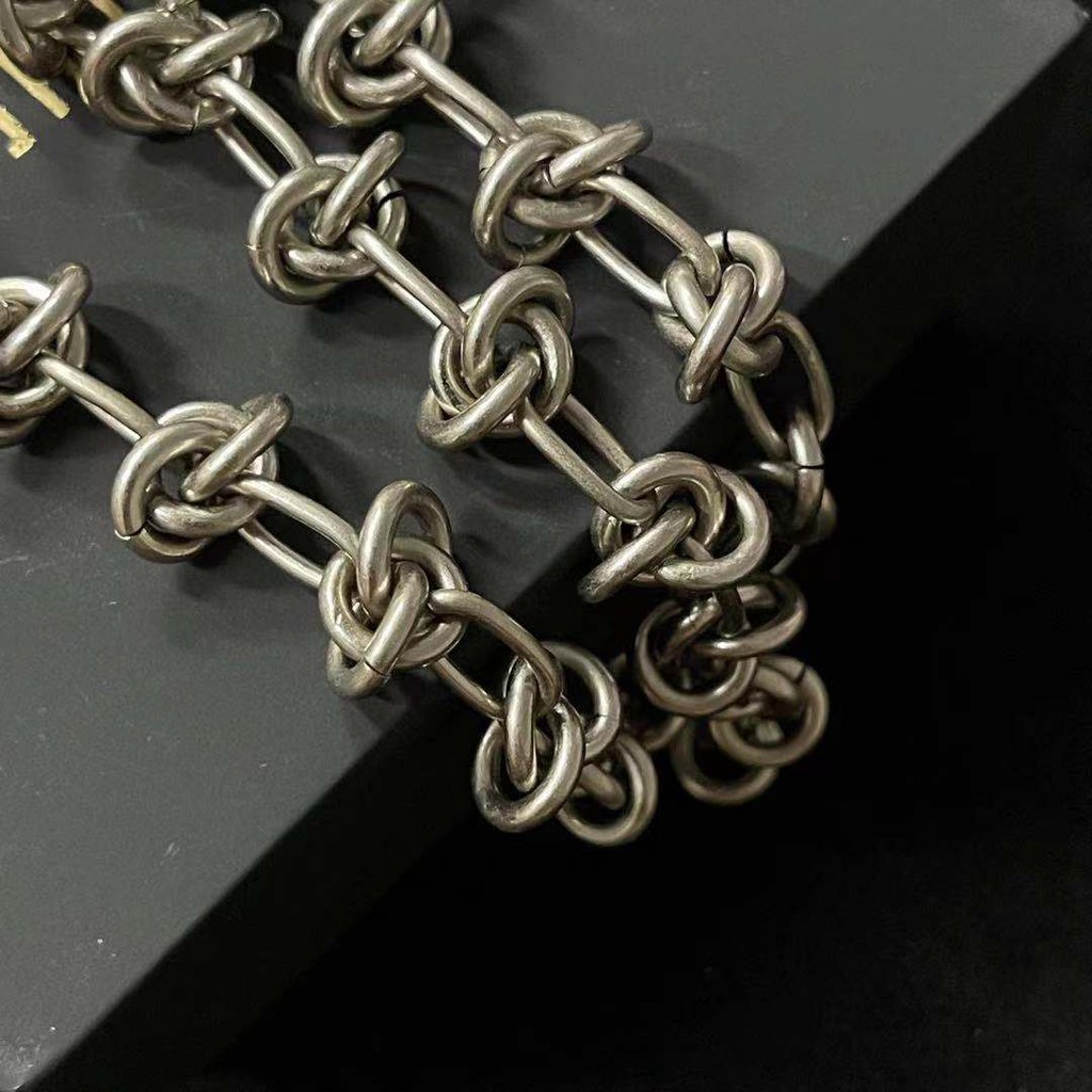 Vòng tay & vòng cổ R@f Simons safety-pin knot chain bracelet ss21