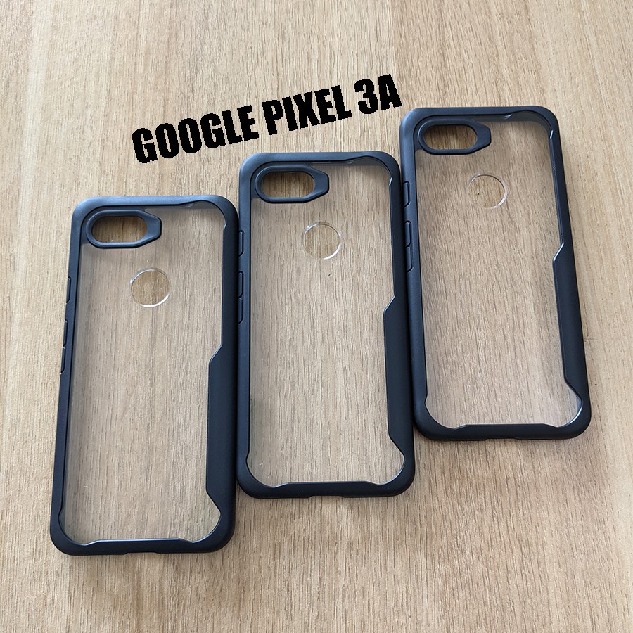 Ốp lưng trong viền màu chống sốc Pixel 3a