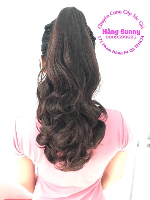 Tóc giả ngoặm xoăn lọn- hình chụp thật & video