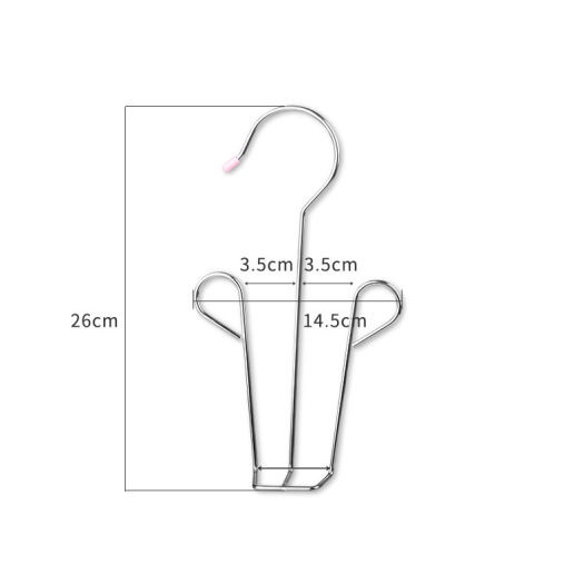 Móc Inox Treo Phơi Giày Dép Cao Cấp, Cứng Cáp, Tiện Lợi