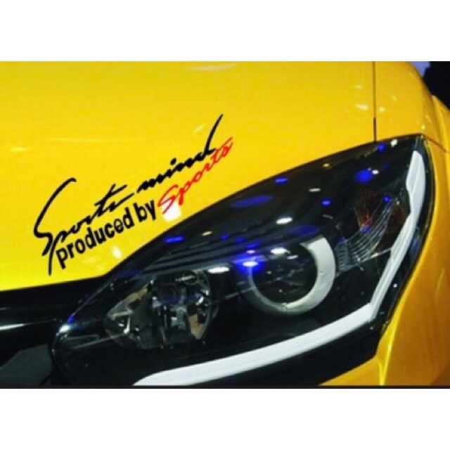 Tem dán decal Sport mind prodeced by Sports xe hơi ô tô đầy đủ màu sắc | BigBuy360 - bigbuy360.vn