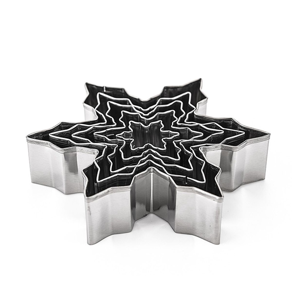 Set 5 khuôn làm bánh quy hình ông già Noel/người tuyết/ông già noel DIY VANES1
