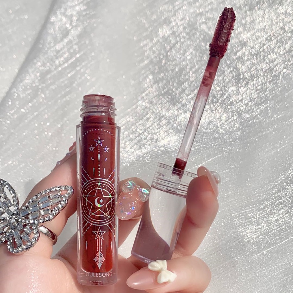 【OULESONG】 Ngôi sao bóng nước thủy tinh bóng mờ son bóng mờ son bóng gương bóng son bóng son môi xuất xưởng ngay trong ngày | BigBuy360 - bigbuy360.vn