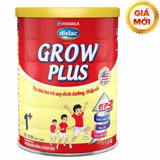 SỮA BỘT DIELAC GROW PLUS 1+ 1,5KG, ĐẶC CHẾ CHO TRẺ SUY DINH DƯỠNG THẤP CÒI, DATE MỚI NHẤT