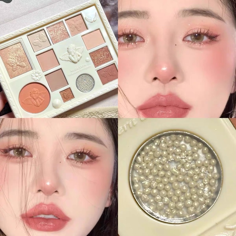 Phấn Mắt, Má Hồng, Bắt Sáng Angel Dupe Colorrose - Eyeshadow, Blush, Highlight Palette