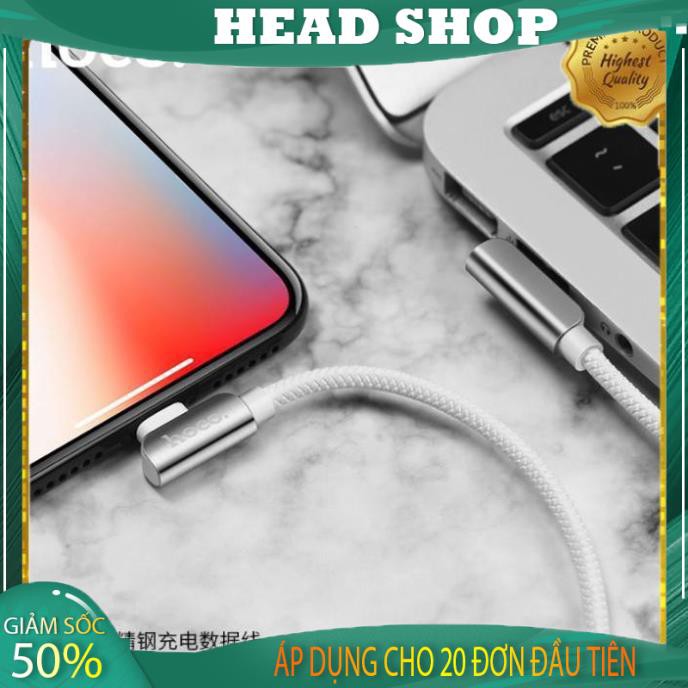 Cáp sạc Lightning iPhone Micro USB Type C 1,2m hỗ trợ sạc nhanh truyền dữ liệu HOCO U42 (Gía sỉ ) HEAD SHOP