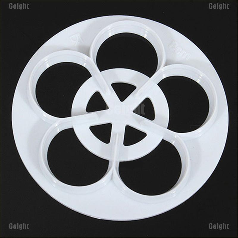 Set 6 khuôn làm bánh trang trí hình hoa hồng tiện dụng