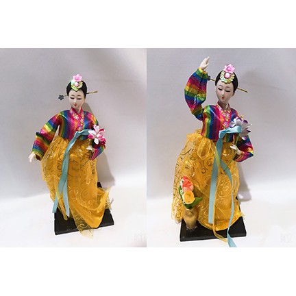 Búp bê phong cách  mặc Hanbok  chiều cao khoảng 25-30 cm ( tuỳ mẫu) hình thật