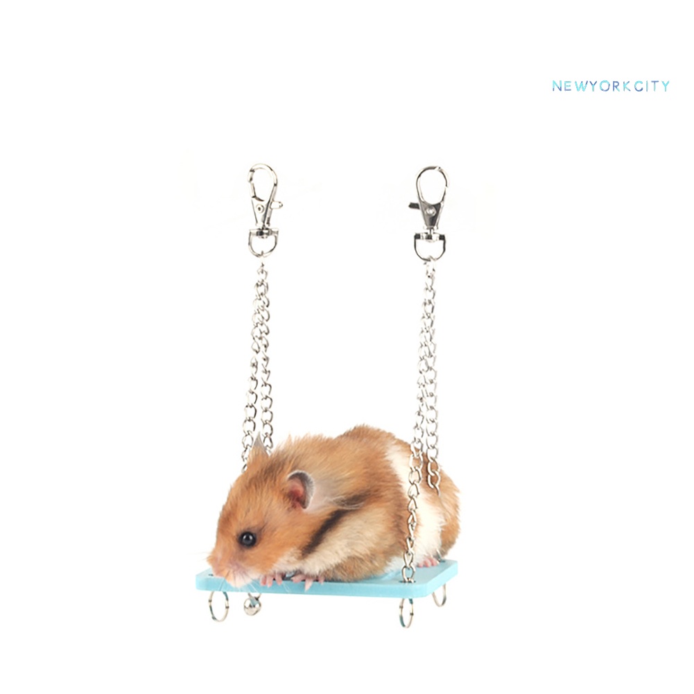 Xích Đu Đồ Chơi Bằng Gỗ Nhiều Màu Sắc Siêu Thú Vị Dành Cho Chuột Hamster