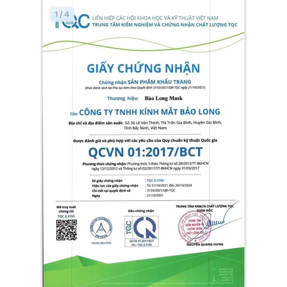Túi 10 chiếc khẩu trang 4D KF94 công nghệ HQ, khẩu trang kháng khuẩn chống bụi