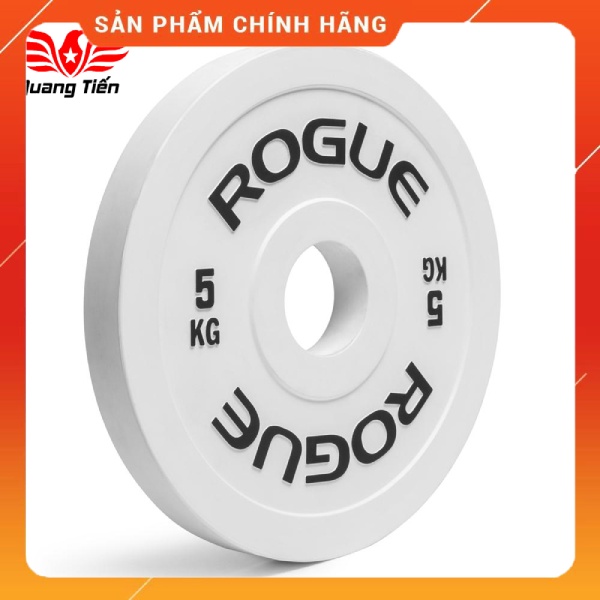 Tạ bánh cao su ROGUE 5 kg cao cấp mini lỗ 50 nhập khẩu (giá 1 chiếc)