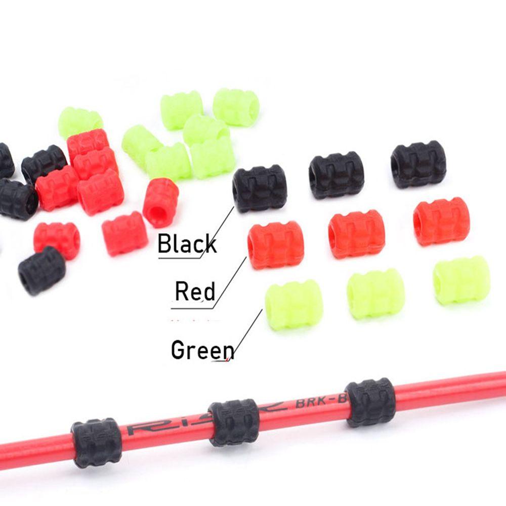 MELODG Set 10 Vòng Silicon Bảo Vệ Dây Cáp Xe Đạp Leo Núi
