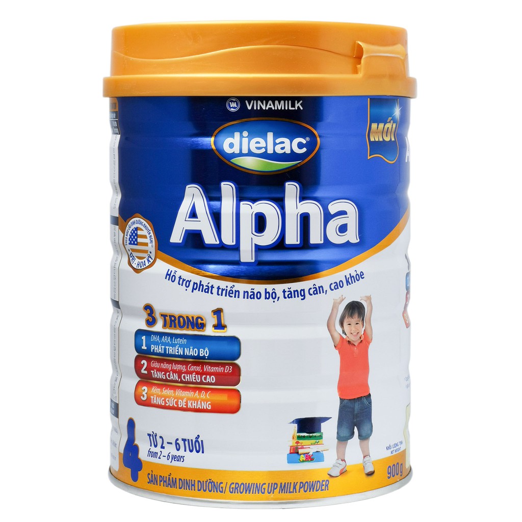 SỮA BỘT DIELAC ALPHA 3/4 900G