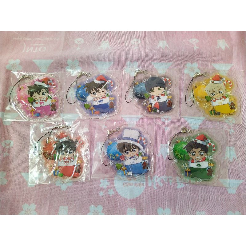 Móc nhựa dẻo Conan Amuro Akai Ran Shinichi Hattori Kid Giáng Sinh