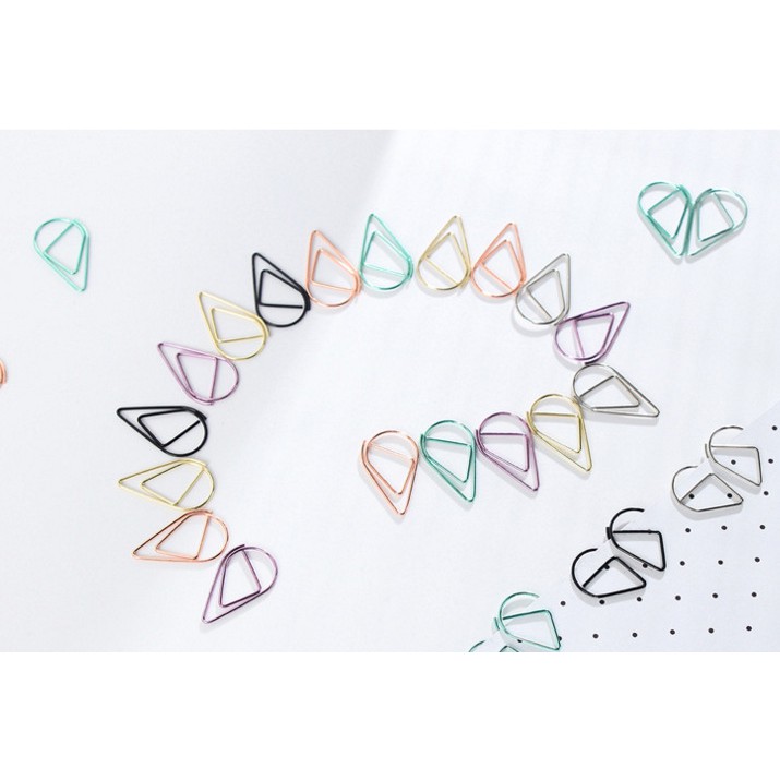 Ghim sắt trang trí hình giọt nước