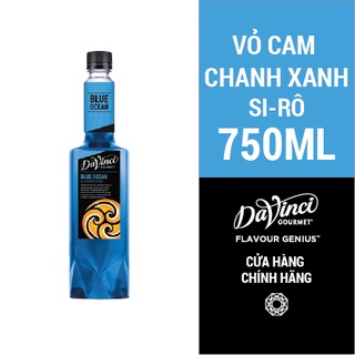 Siro blue ocean / blue ocean syrup - davinci gourmet 750ml