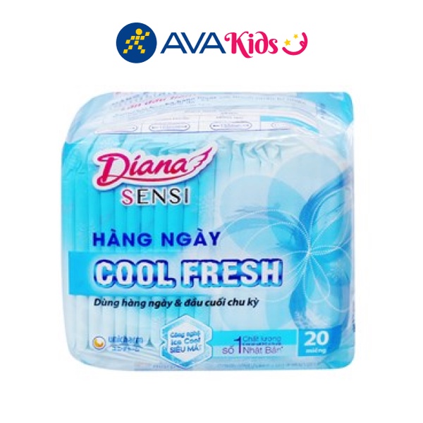 Băng vệ sinh hàng ngày Diana Sensi Cool Fresh 20 miếng