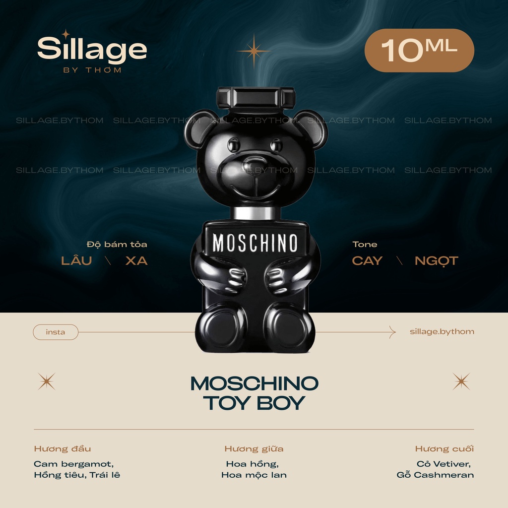 M O S C H I N O  TOY BOY EDP | Mẫu thử nước hoa nam