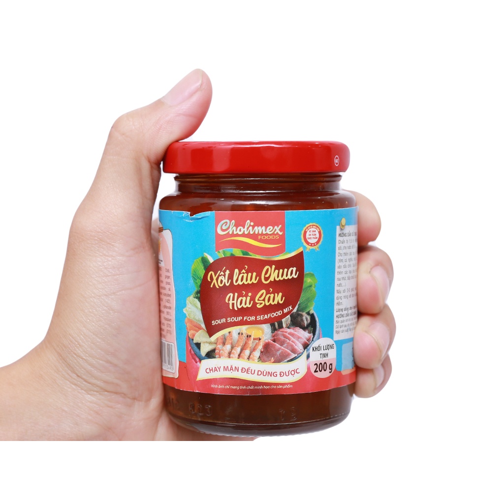 Xốt lẩu chua hải sản Cholimex hũ 200g
