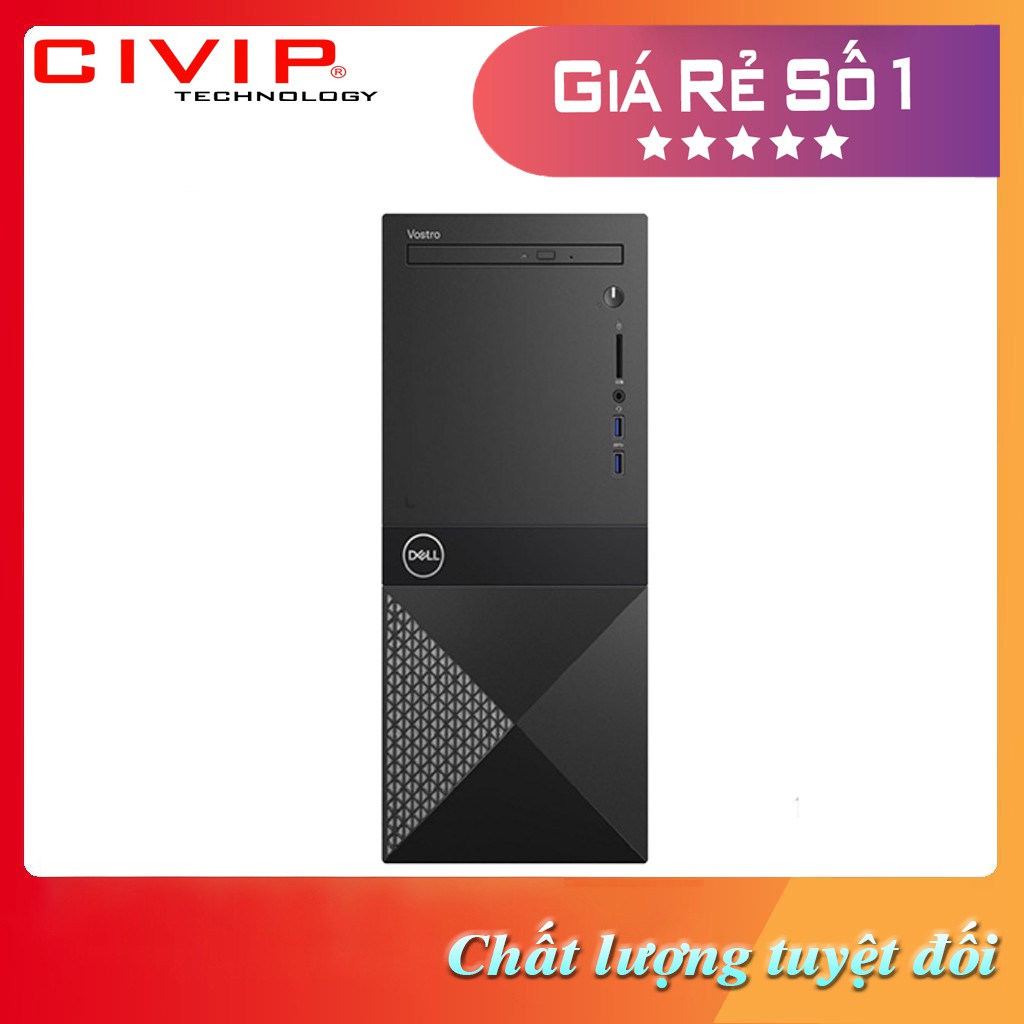 Máy tính để bàn Dell Vostro 3670MT (i5 9400/4GD4/1TB/DVDRW/Win10) - J84NJ5W - Hàng Chính Hãng