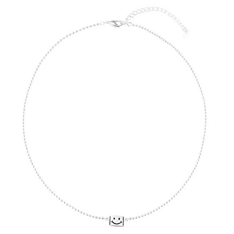 Vòng cổ chuỗi hạt 2022 mặt hình mặt cười thời trang phong cách Hàn Quốc cho nữ