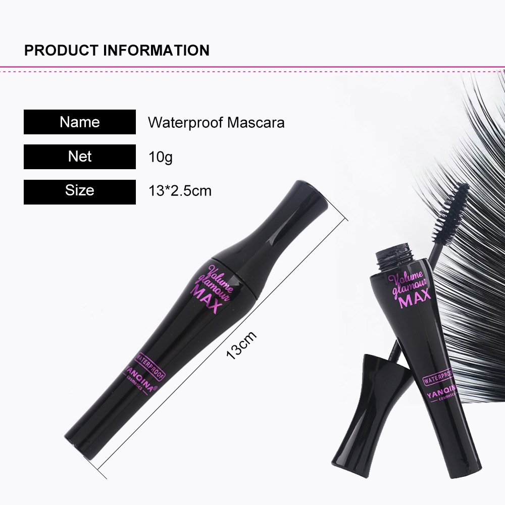 Mascara YANQINA thiết kế vỏ ống màu đen thân phình độc đáo | BigBuy360 - bigbuy360.vn