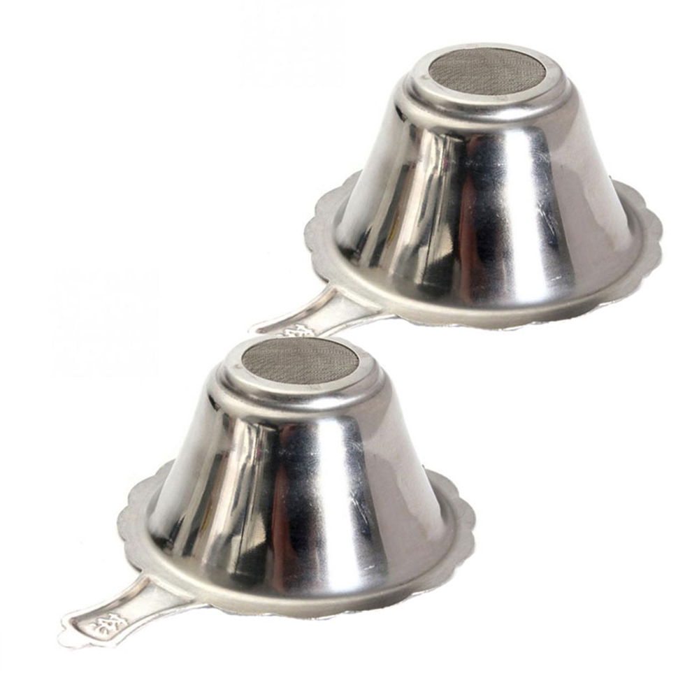 CONOPERY Dụng cụ lọc trà dạng phễu có thể tái sử dụng tiện lợi cho nhà bếp
